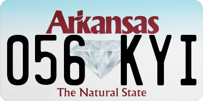 AR license plate 056KYI