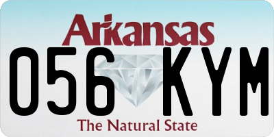 AR license plate 056KYM