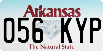 AR license plate 056KYP
