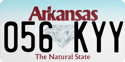 AR license plate 056KYY