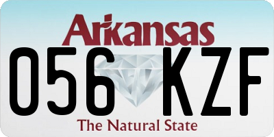 AR license plate 056KZF