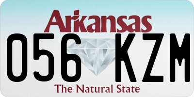 AR license plate 056KZM