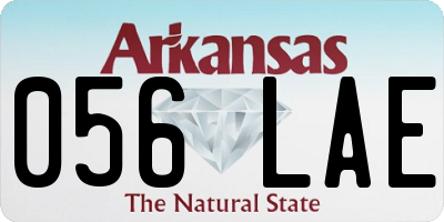 AR license plate 056LAE