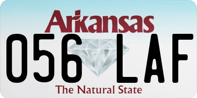 AR license plate 056LAF