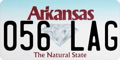 AR license plate 056LAG