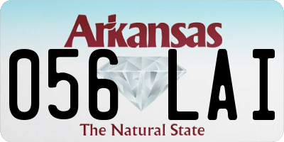 AR license plate 056LAI