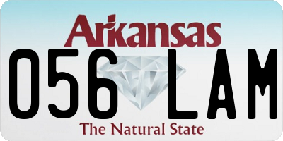 AR license plate 056LAM