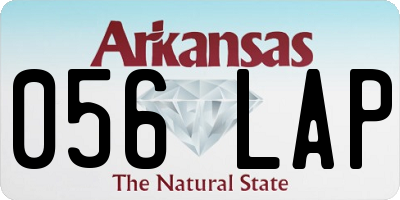AR license plate 056LAP