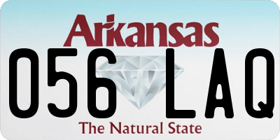 AR license plate 056LAQ