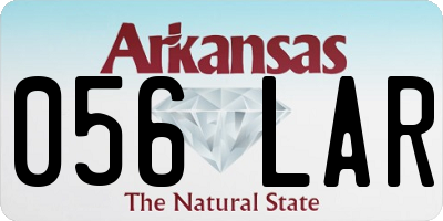 AR license plate 056LAR