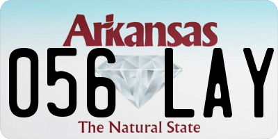 AR license plate 056LAY