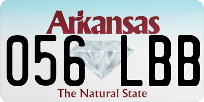 AR license plate 056LBB