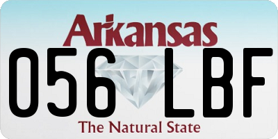 AR license plate 056LBF