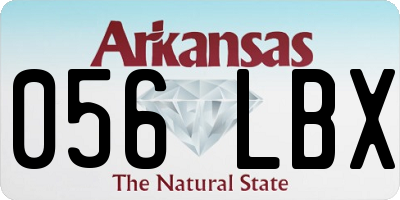 AR license plate 056LBX