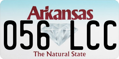 AR license plate 056LCC