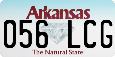 AR license plate 056LCG