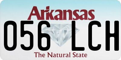 AR license plate 056LCH