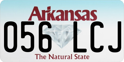AR license plate 056LCJ