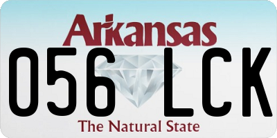 AR license plate 056LCK