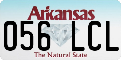 AR license plate 056LCL