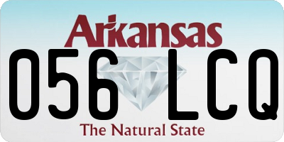 AR license plate 056LCQ