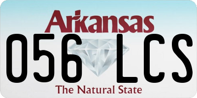 AR license plate 056LCS