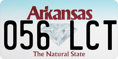 AR license plate 056LCT