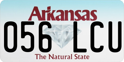 AR license plate 056LCU
