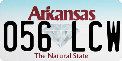 AR license plate 056LCW