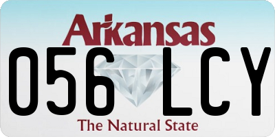 AR license plate 056LCY
