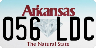 AR license plate 056LDC