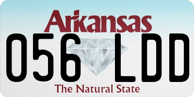 AR license plate 056LDD