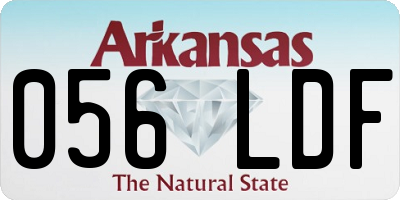 AR license plate 056LDF
