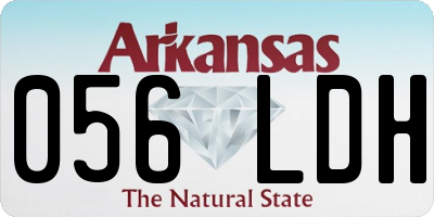 AR license plate 056LDH
