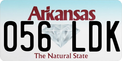 AR license plate 056LDK