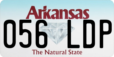 AR license plate 056LDP