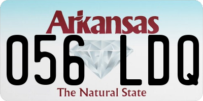 AR license plate 056LDQ