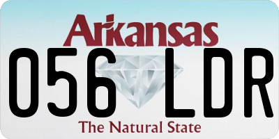 AR license plate 056LDR