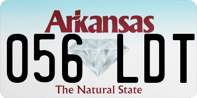 AR license plate 056LDT