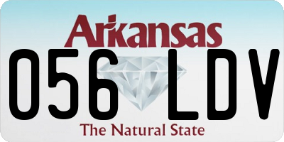 AR license plate 056LDV