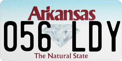 AR license plate 056LDY