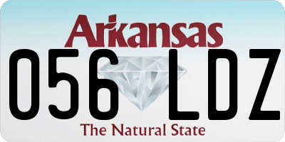 AR license plate 056LDZ