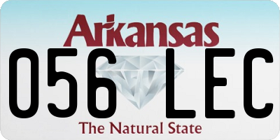AR license plate 056LEC