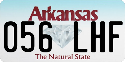 AR license plate 056LHF