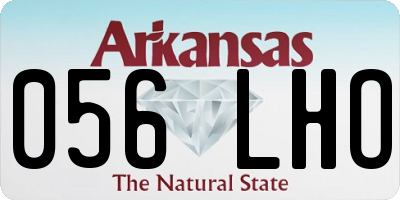 AR license plate 056LHO