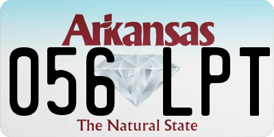 AR license plate 056LPT