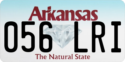AR license plate 056LRI
