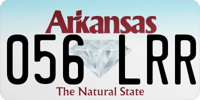AR license plate 056LRR