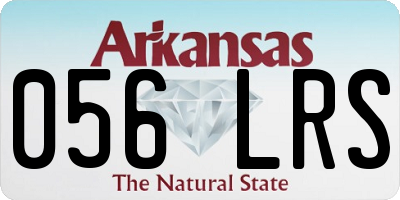 AR license plate 056LRS