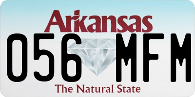 AR license plate 056MFM